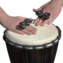 Finger Jingle Tambourine Metal Bell African Drums for Cajons Bongos Djembe Conga