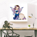 Big Eyes Girl 5D DIY Full Round Diamond Drill Painting Mosaic Canvas Handwork