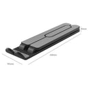 Laptop Support Holder Foldable Notebook Tablet Cooling Stand (Black) Newly