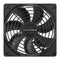 TEUCR Computer Case Fan (Fixed Speed with1 Large D Port and 1 Large 4Pin)