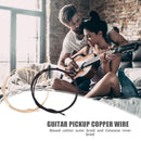2pcs/lot 1m Guitar Pickup Copper Cable Cloth-covered Pushback Musical Instrument