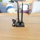 Dual Band Wireless Signal Booster Dual RP-SMA Male 2.4GHz 5GHz 5.8GHz Amplifier