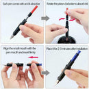 10pcs Ink Cartridges For Fountain Pen Color Ink Sac Univer Caliber 3.4 D6K8