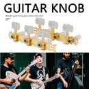 2x Guitar String Tuning Pegs with Screws Head Knobs Guitar Machine Tuner Newly