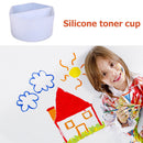 #A Silicone Split Cups for Acrylic Paints Pouring Reusable Silicone Dividers Cup