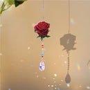 Crystal Diamond Angel Tears Catching Light Hanging Wind Chimes Decor (C) Newly