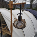 4x Outdoor PU Leather Hooks Camping Triangle Shelf Hanger Clothes Storage Hook