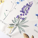 Wildflower Tapestry Bohemian Tapestries Wall Hanging Flower Reference Chart
