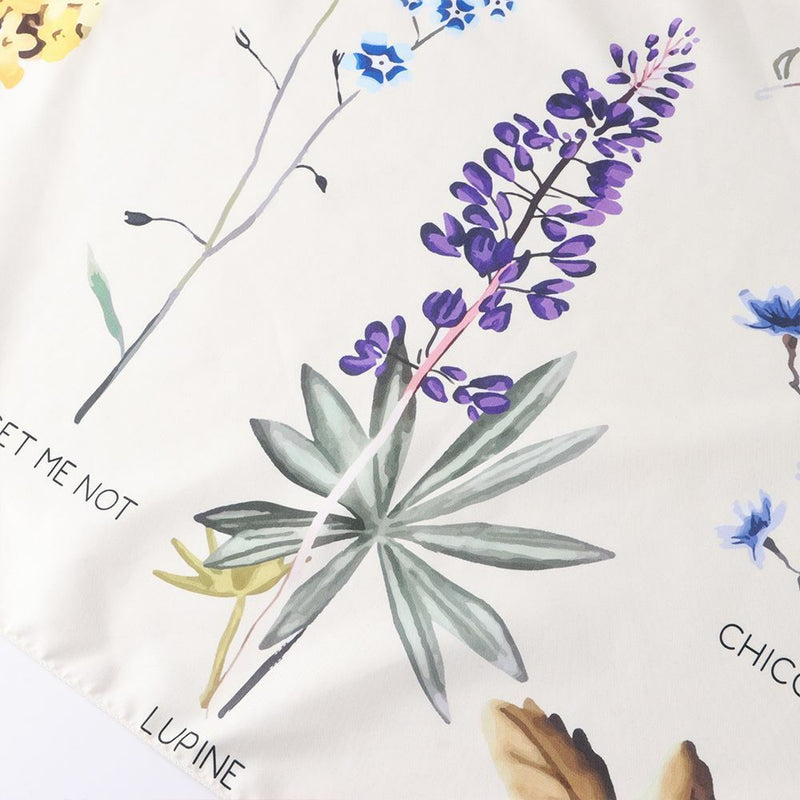 Wildflower Tapestry Bohemian Tapestries Wall Hanging Flower Reference Chart