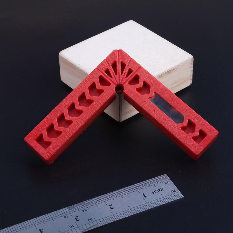 L Shape Right Angle Ruler Carpentry Measuring Gauges Positioning Tool(4inch
