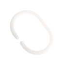 #QZO Packung mit 12 Duschvorhang-Haken-Aufhänger Plastikring Bad Drape Schleife