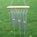 Happy Metal White Wind Chime Garden Home Decor Birthday Gift
