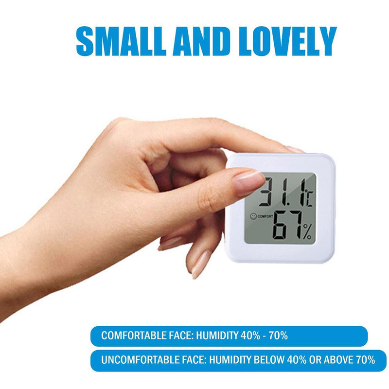 LCD Digital Indoor Outdoor Thermometer Hygrometer Wireless Humidity Meter`