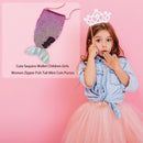 Lovely Sequins Coin Purse Strap Handbag Kids Girl Glitter Small Zipper Clut