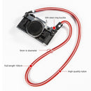 Nylon Rope Camera Shoulder Neck Strap Belt Lanyard for DSLR Camera (Red) Newly