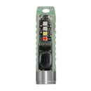 Keychain LED Flashlight Mini Pocket Torch for Outdoor EDC Emergency (Green)