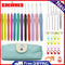 Soft Handle Crochet Hooks Set Aluminum Ergonomic Knit Needles Sewing Accessories
