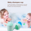 Cute Bear Baby Bathing Cup Newborn Kids Shower Shampoo Cups Bailer (Green) Newly
