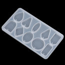 Molds Oval Heart Round Shape Jewelry Making Mould Earring Chams Necklace