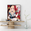 Rose Beauty Oil Paint By Numbers Kits Canvas Picture Wall Art DIY Craft Coloring