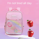 #A Primary Backpack Cute Rainbow Gradient Children Kindergarten School Book Bags