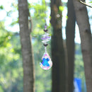 Crystal Bauhinia Gourd Pendant Drop Home Garden Car Decor (B)