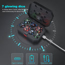 Luminous Dices Kit - Party Glowing Polyhedral Dice in Dark with LED Lamp Beads