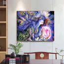 Forest Goddess Oil Paint By Numbers Kit DIY Acrylic Painting on Canvas Gift