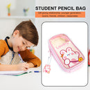 #A Clear Pencil Boxes Large Capacity Stationery Zipper Pencil Pouch School Suppl