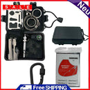 First Aid Kit Outdoor SOS Emergency Multi Tool Kits First Aid Box with Carab