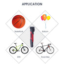 DUUTI Cycling Air Tube Pump MTB Bike Basketball Ball Tire Inflator (Red) Newly