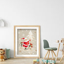Full Cross Stitch Cotton Santa Claus 11CT Handiwork DIY Stamped Wall Craft Ki