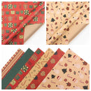 Craft Box Packing Christmas Decoration Kraft Paper Wrapping Paper Recyclable