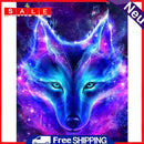 Full Cross Stitch Art Paint 11CT Stamped Glitter Fox Embroidery Wall Ornament