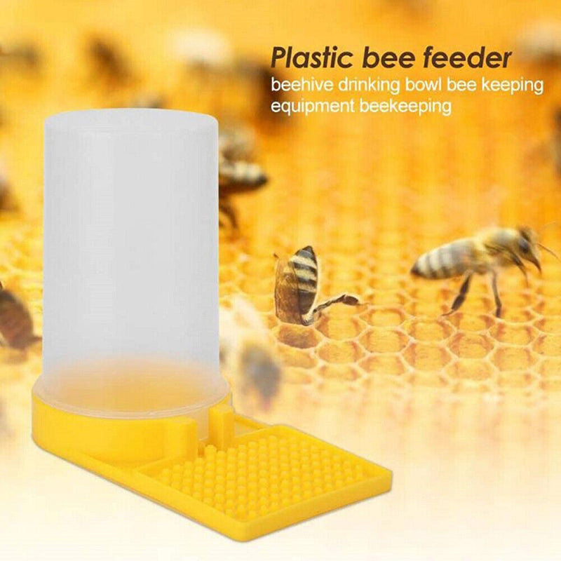 Plastic Beekeeping Feeder Honey Bee Nest Door Watering Feeding Box Tools