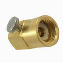 to CGA320 Cylinder Refill Adaptor CO2 Adapter with Bleed Valve For Sodastream