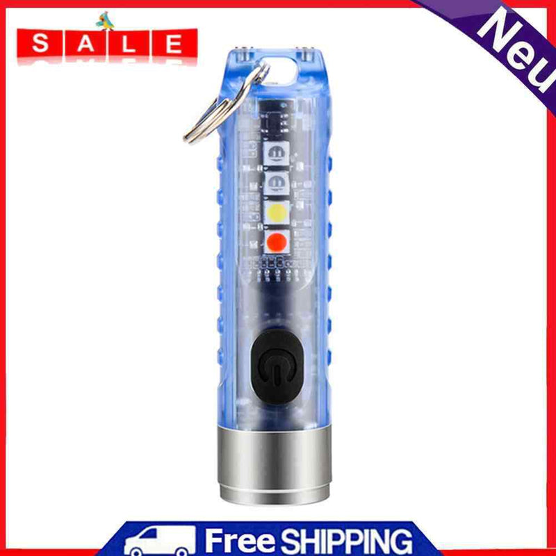 SST20 LED Keychain Flashlights Waterproof 400LM 300mAh Mini Pocket Light Torch