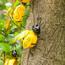 Home Garden Wall Hanging Backyard Ornament Metal Art Bumble Bee Wall Decoration