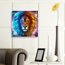 5D Diamond Painting Kit Lion Full Round Drill DIY Rhinestone Picture Home D