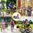 Bike Air Pump Tube Aluminum Alloy Bicycle Valve Adapters Set Cycling Accessories
