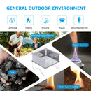 Folding Portable Barbecue Camping Grill Outdoor Variety of Fuels Suitable