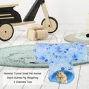 Small Animal Rabbit Tunnel Cartoon Design Print Hamster Guinea Pig Pet Products