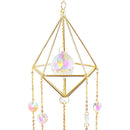 Crystal Windchimes Ornament Lighting Ball Home Hanging Pendant Decor (E) Newly