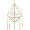 Crystal Windchimes Ornament Lighting Ball Home Hanging Pendant Decor (E) Newly