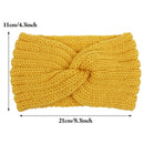 Wrap Knitted Headband Hair Accessories Cross Knot Hairband Ear Warmer Headband