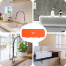 #A Reusable Silicone Kitchen Absorbent Mat Sink Splash Guard Board Sucker