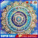 5D DIY Special Shaped Diamond Painting Folk Flower Cross Stitch Embroidery