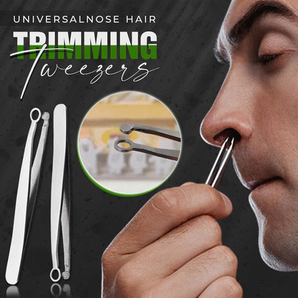 Nose Hair Trimming Tweezers Steel Eyebrow Nose Hair A A Ship Cut Free X6P0