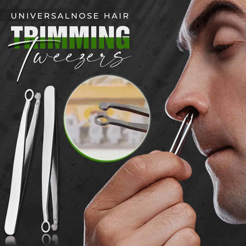 Nose Hair Trimming Tweezers Steel Eyebrow Nose Hair A A Ship Cut Free X6P0