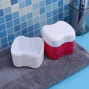 Denture Box Bathroom Travel Denture Cup False Tooth Cleaning Container (C) Newly